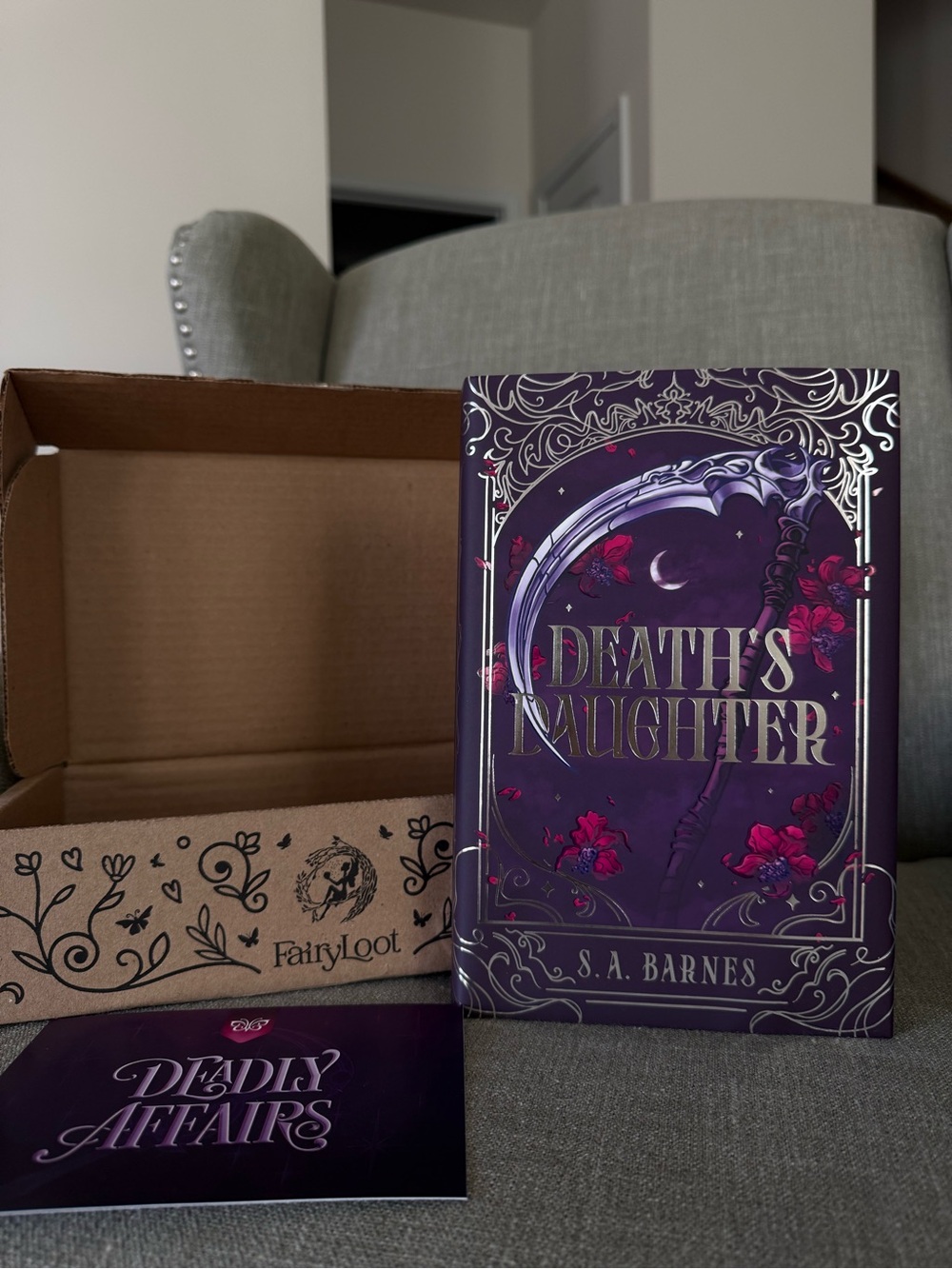 Death’s Daughter by S.A Barnes - BRAND NEW - Fairyloot Edition